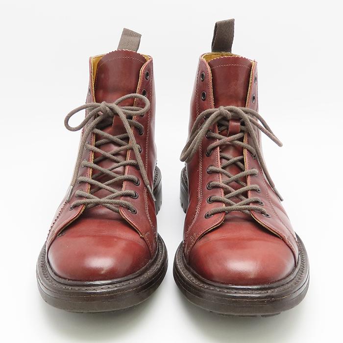 Tricker's（トリッカーズ） モンキーブーツ 約27cm #8.5 赤茶 レザー