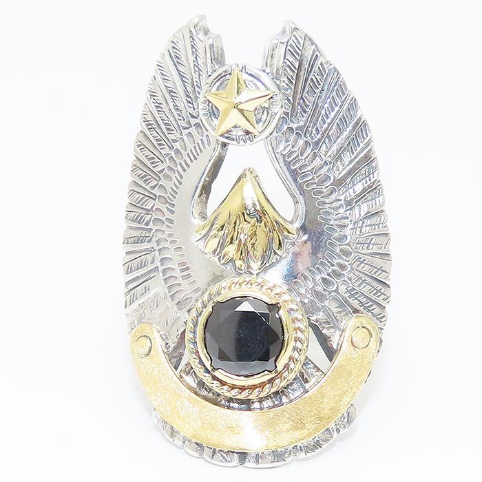 AG FACTORY あるじゃん イーグルモチーフ リング 23号 28.5g シルバー