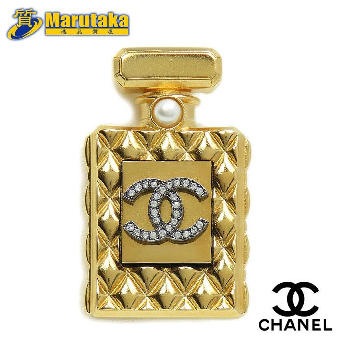 CHANEL（シャネル） 送料無料 ブローチ 香水瓶 ココマーク ゴールド