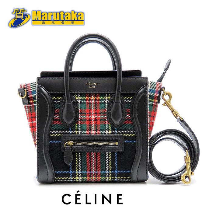 CELINE（セリーヌ） 送料無料 ラゲージ ナノショッパー ショルダー