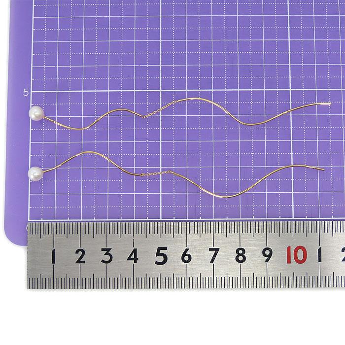 TASAKI（タサキ） 送料無料 淡水真珠 ピアス EC-3679-18KYG ロング