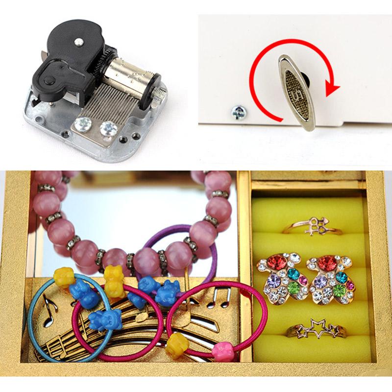 オルゴール ジュエリーボックス 3in1 音楽 バレを見る 宝石箱 卒園