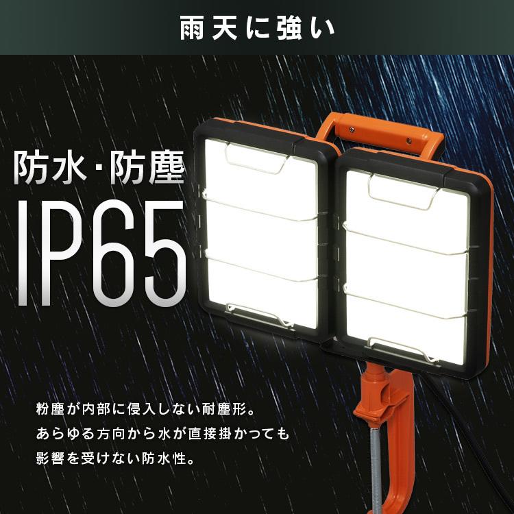 IRIS OHYAMA（アイリスオーヤマ） 投光器 led 屋外 防水 クランプ