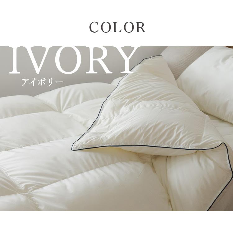 羽毛布団 セミダブル 掛け布団 暖かい 冬 プレミアム ホワイトダック