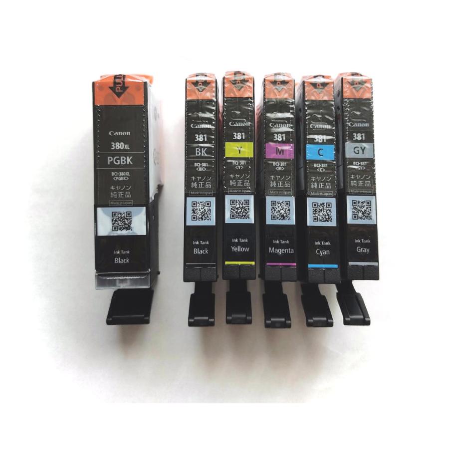 キヤノン（Canon） 純正 インクカートリッジ BCI-381標準容量+380大