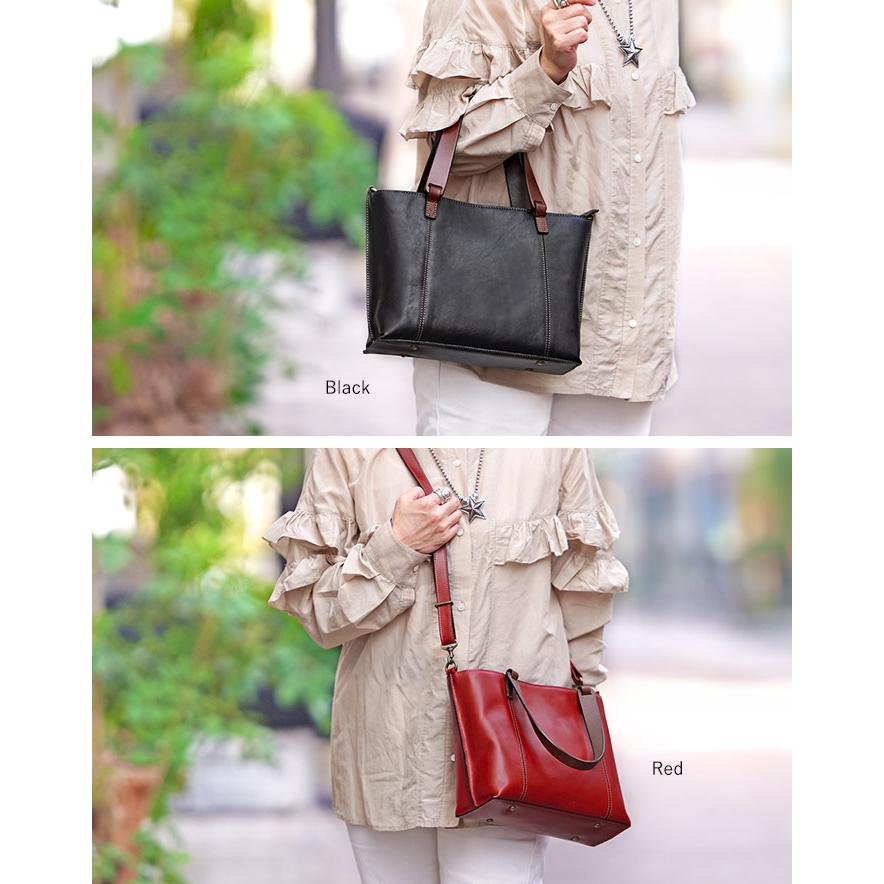 リリー レッセフェール サーチ 2way トート ショルダー バッグ B5 本革