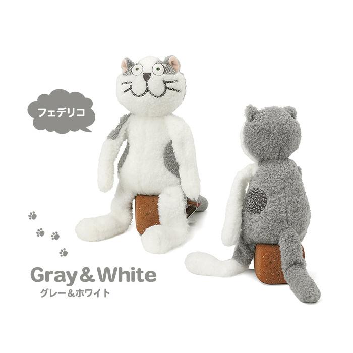 マンハッタナーズ くたくた猫 ぬいぐるみ S 猫 レディース