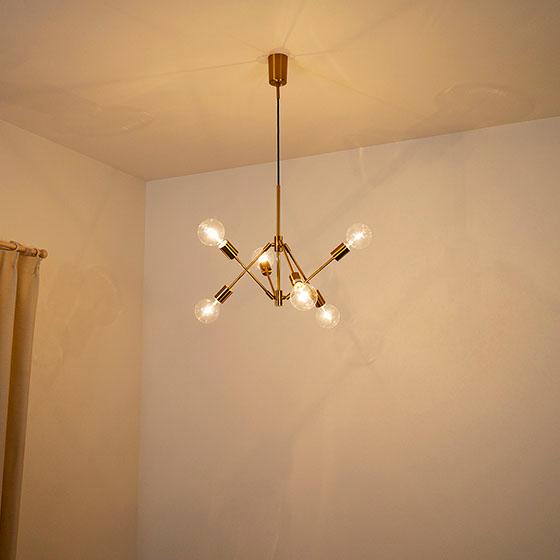 INTERFORM（インターフォルム） ペンダントライト 天井照明 6灯