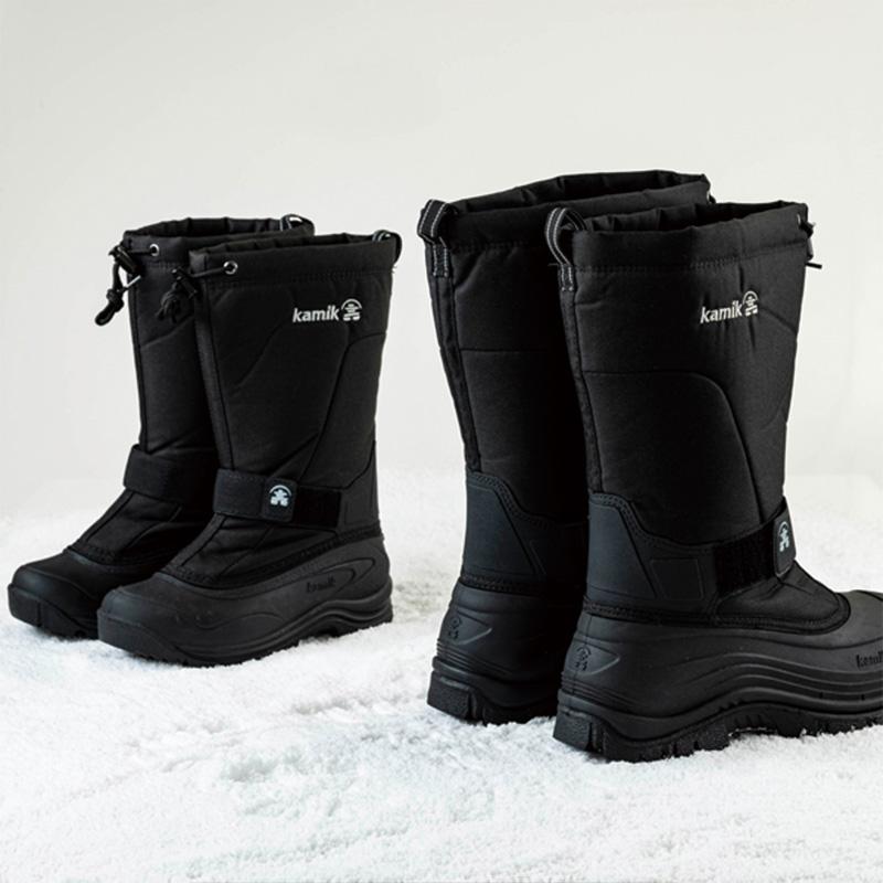 カミック 【即日発送】Kamik グリーンベイ4 WIDE ブラック メンズ 冬靴