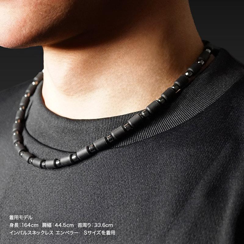 CHRIO クリオ インパルスネックレス エンペラー ヘマタイト ブラック S