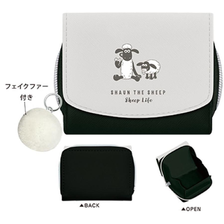 クラ125572【送料無料】【ひつじのショーン】三つ折り財布【ひつじ