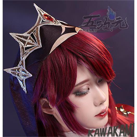 三分妄想 原神 コスプレ ロサリア オルタコスチューム 衣装 ※ウイッグ