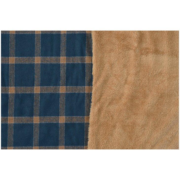 ブランケット 丸める チェック柄 ひざ掛け あったか 冷房対策 毛布