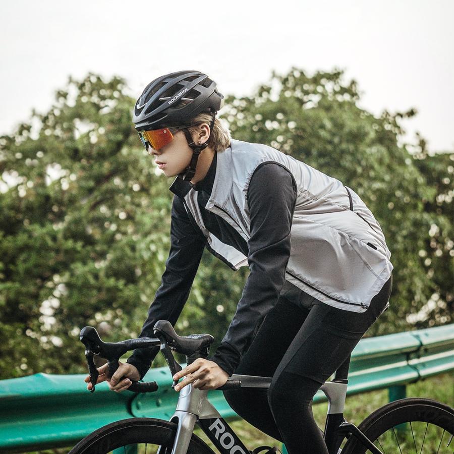 ROCKBROS 自転車 スポーツベスト スポーツ ウェア ベスト ジレ 春 夏