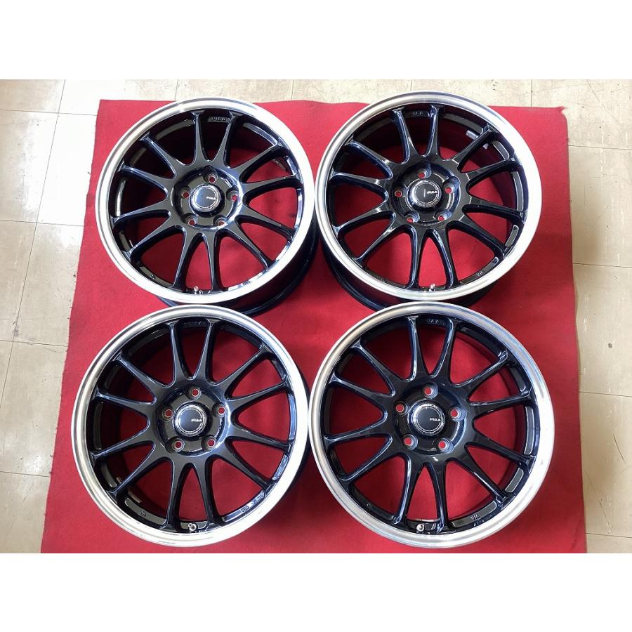 PIAA 17インチアルミホイール 17x7j+55 PCD114.3 5穴 a-2918 Q4-2 sf