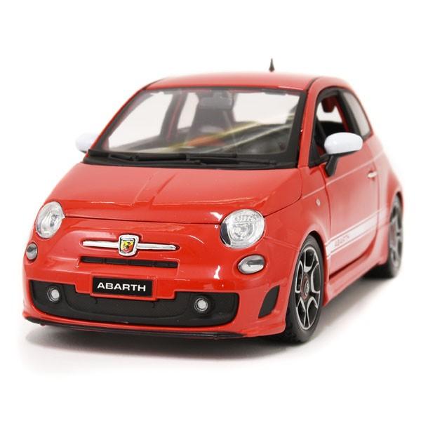 アバルト（ABARTH） 1/18 アバルト純正500ABARTHミニチュアモデル