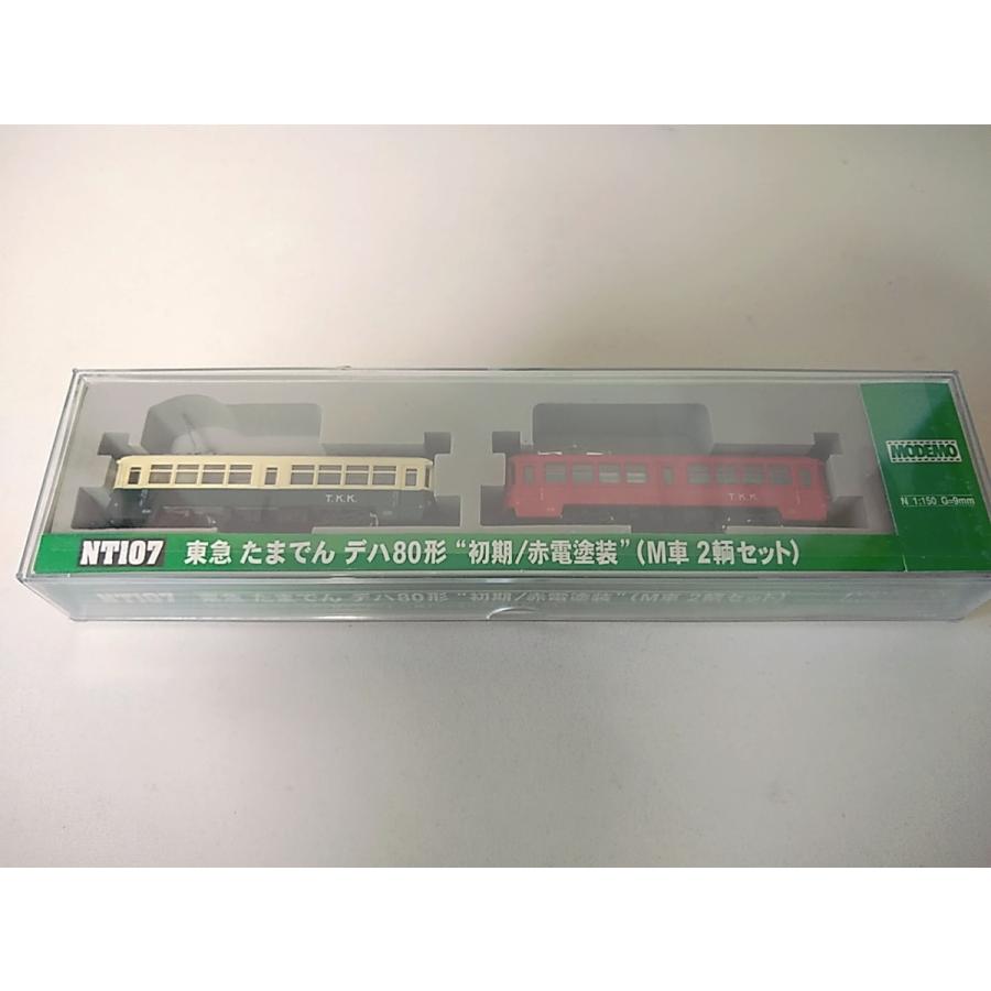 MODEMO NT107 東急たまでん デハ80形 初期/赤電塗装 （M車 2両セット