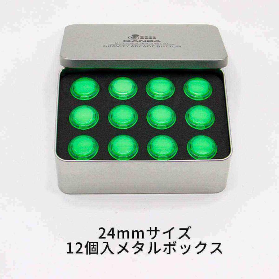 ハメ込み式 24φ クリア 12個セット】Qanba Gravity クァンバ