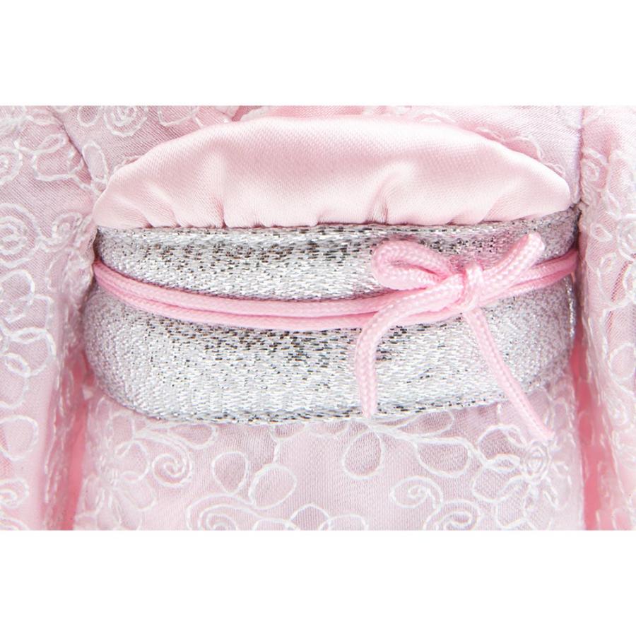 久月オリジナル お着物モンチッチ 女の子 ミルクティブラウン IPM-110