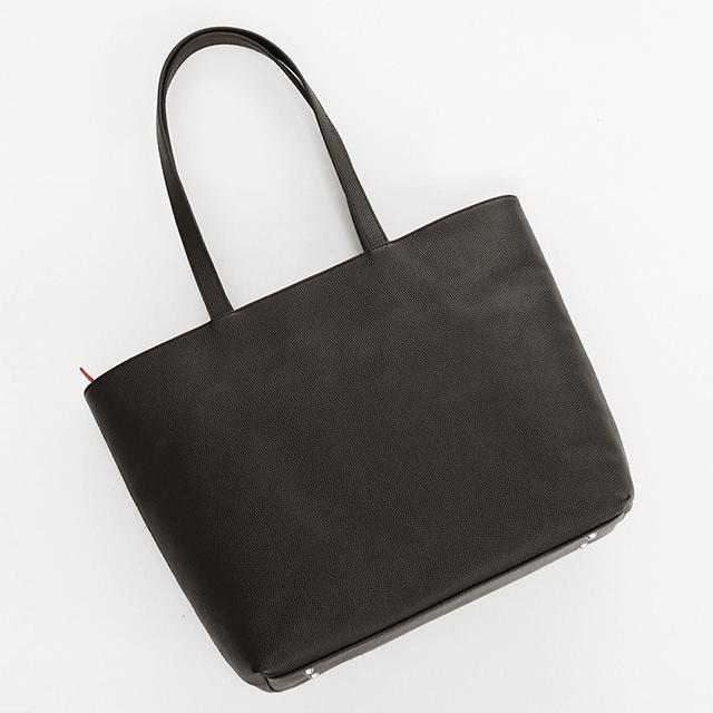 バスケ革のトートバッグ メンズ Black Edition 本革 大きめ 大容量 A4