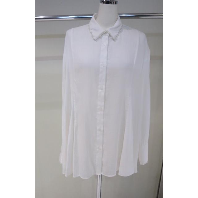 COCODEAL パールモチーフペプラムシャツ 75718411 : shopooo by GMO