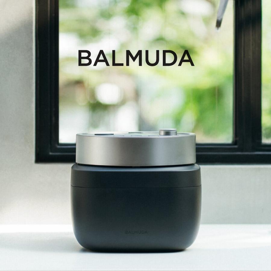 BALMUDA The Gohan 電気炊飯器3合炊き K08A-BK（ブラック） : 家電通販