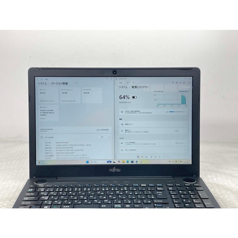 富士通 AH53/X 512GB SSD corei7 office2021 LIFEBOOK AH 富士通