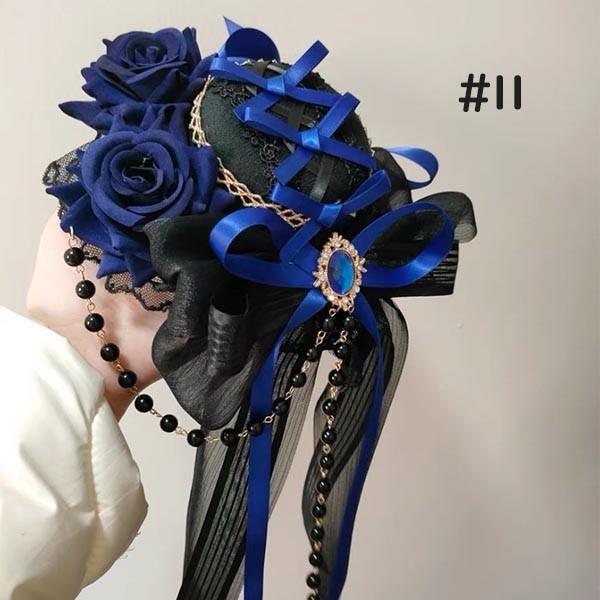 ヘッドドレス ハット ロリィタ 礼装帽子 ミニハット トーク帽 カクテル