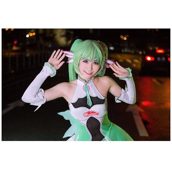 レーシングミク VOCALOID コスプレ衣装 初音ミク miku ワンピース