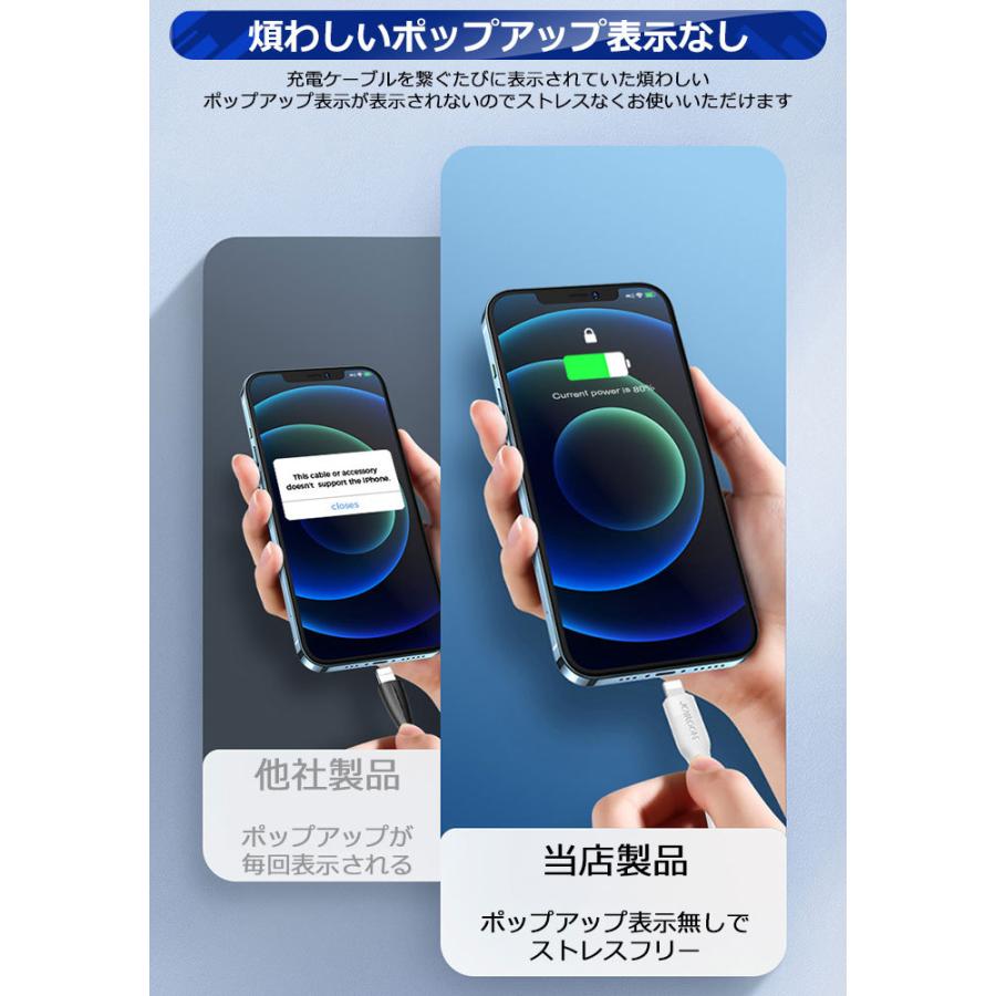 iphone12 iPhone 充電 ケーブル Lightning Type-C 充電ケーブル 充電器