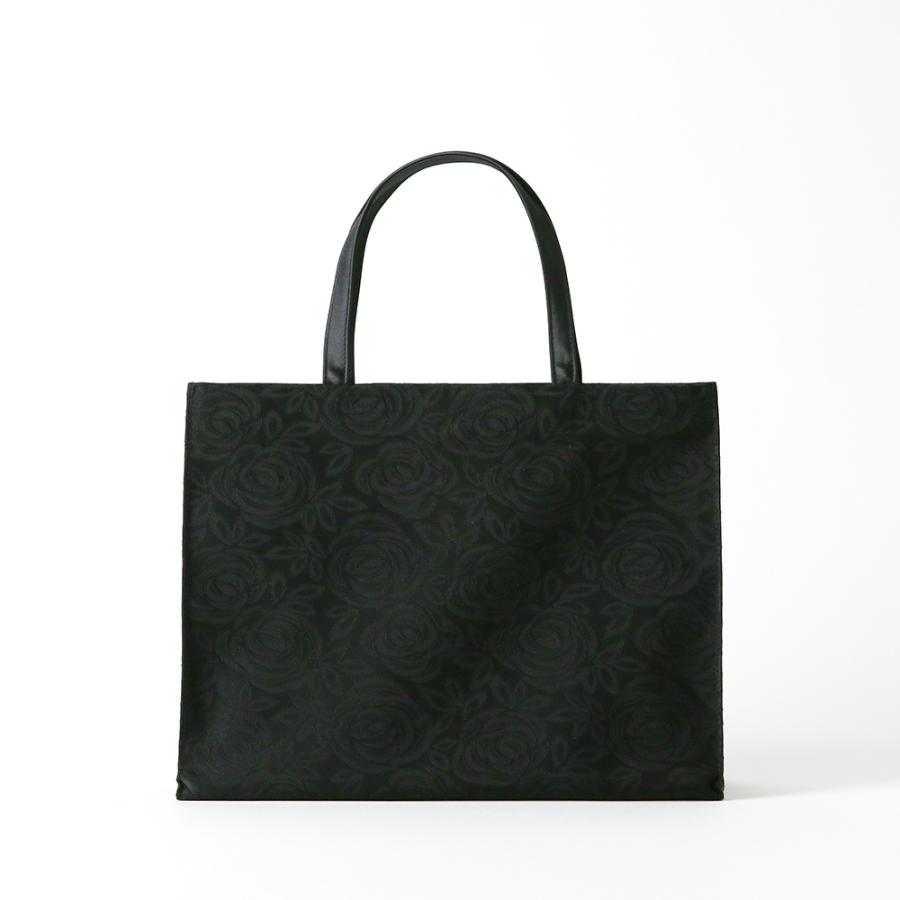 岩佐公式 サブバッグ フォーマルバッグ 日本製 バラ柄 花柄 岩佐 布製