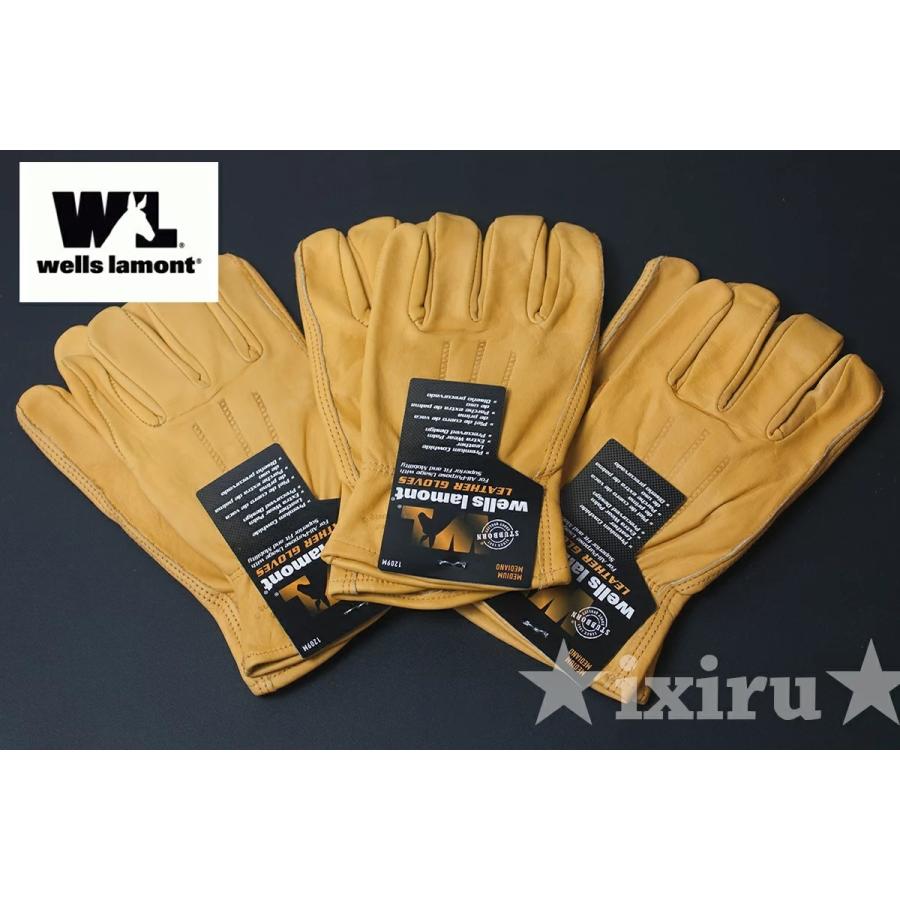 バイク グローブ 革 手袋 革手袋 バイクグローブ WELLS LAMONT レザー