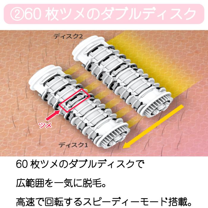 Panasonic（パナソニック） ソイエ 脱毛 ES-EY4A ホワイト 脱毛器 防水