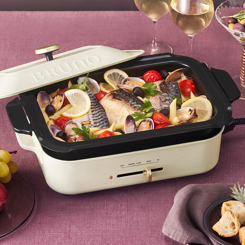 BRUNO（ブルーノ） コンパクトホットプレート用 セラミックコート鍋