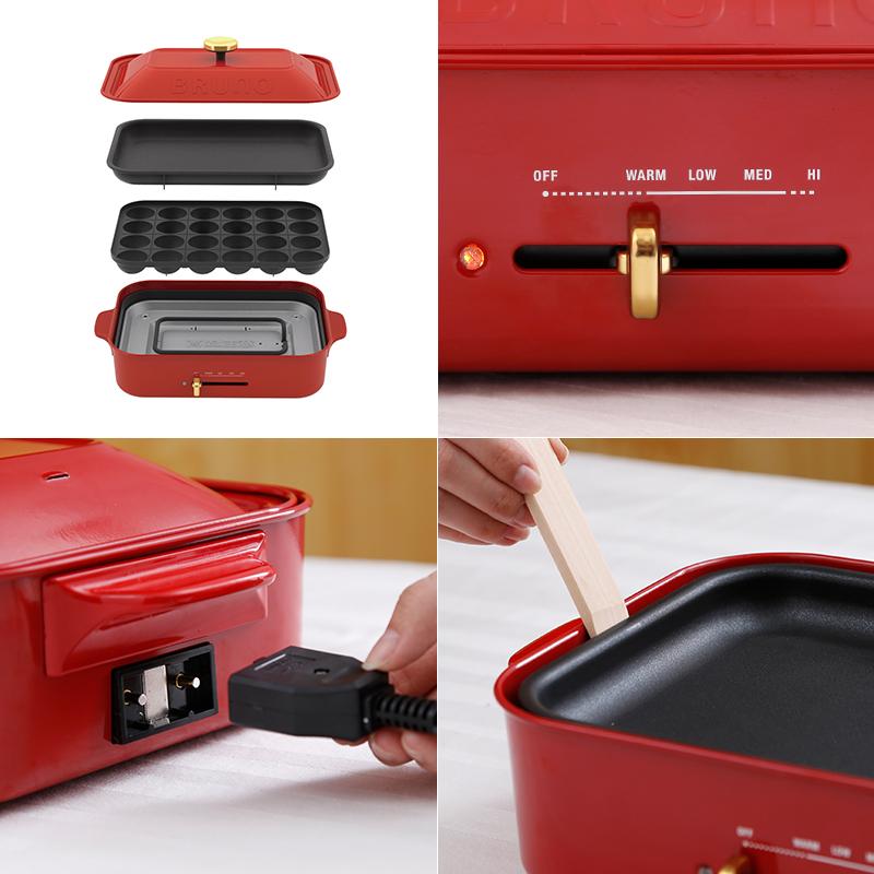 BRUNO（ブルーノ） 深鍋セット ホットプレート コンパクトホット