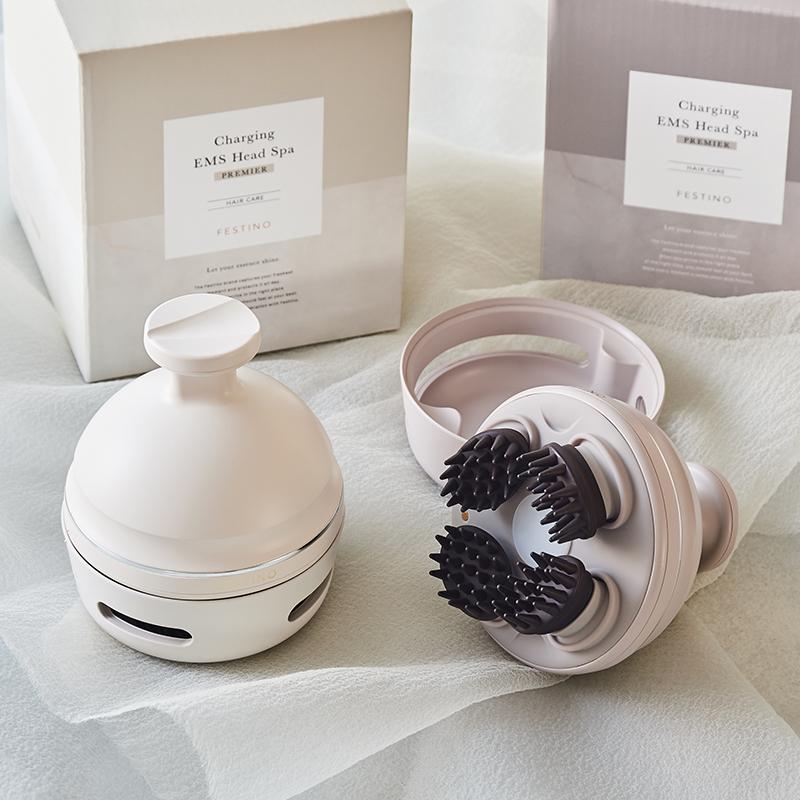 FESTINO（フェスティノ） ヘッドスパ 電動 充電式 EMSヘッドスパ
