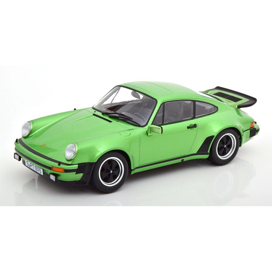 ポルシェ911風1スケールモデルミニカー ライムグリーン ミニカー 1/18