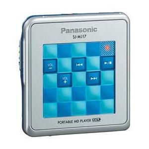 パナソニック ポータブルMDプレーヤー ブルー SJ-MJ17-A : ホット