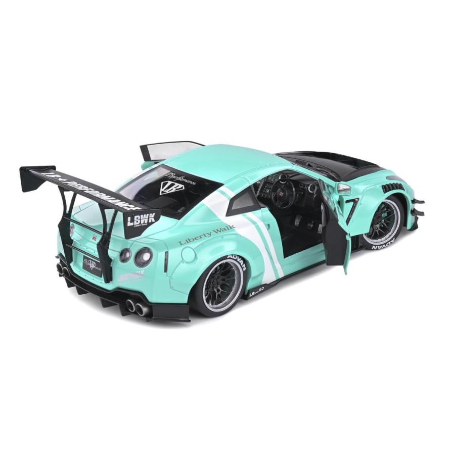 ミニカー 1/18 GTR LBワークス 2020 水色 GTR 35 LB Work Type 2 予約