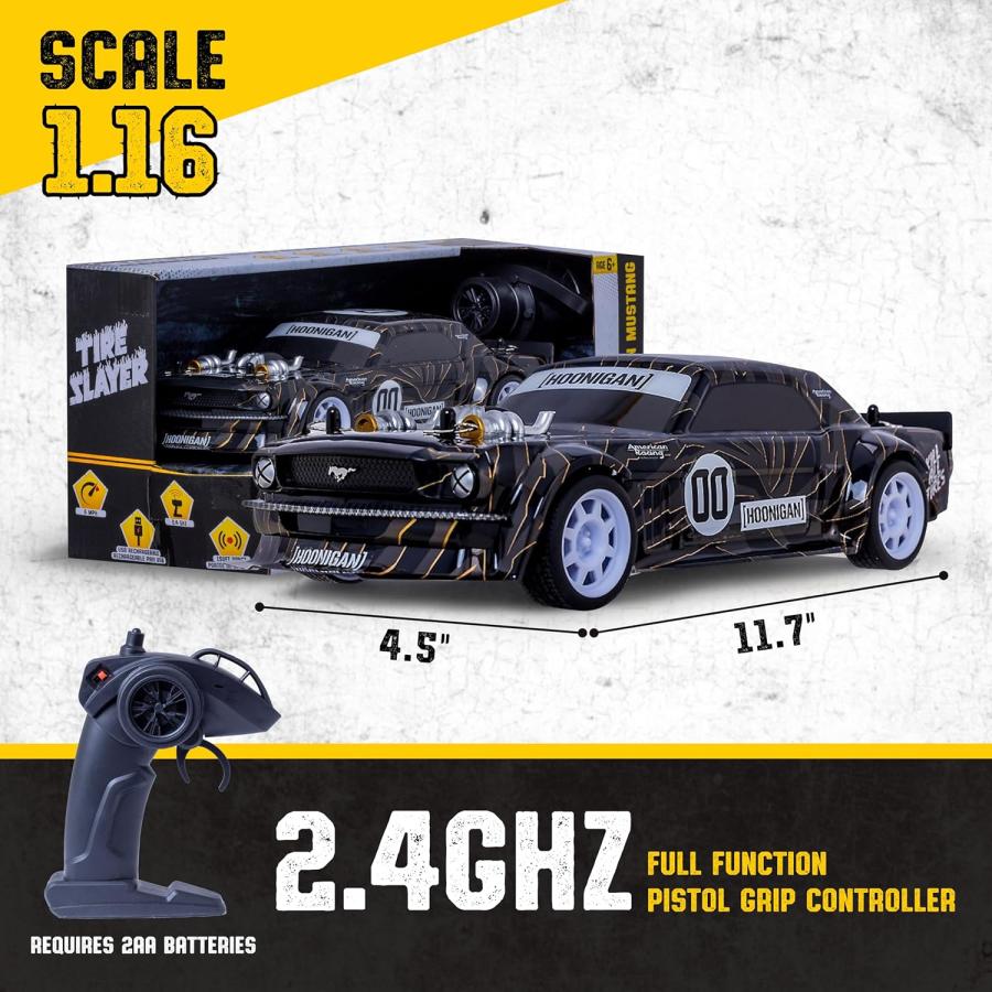 大迫力のラジコンです ラジコン 1/16 ラジコン フーニガン マスタング