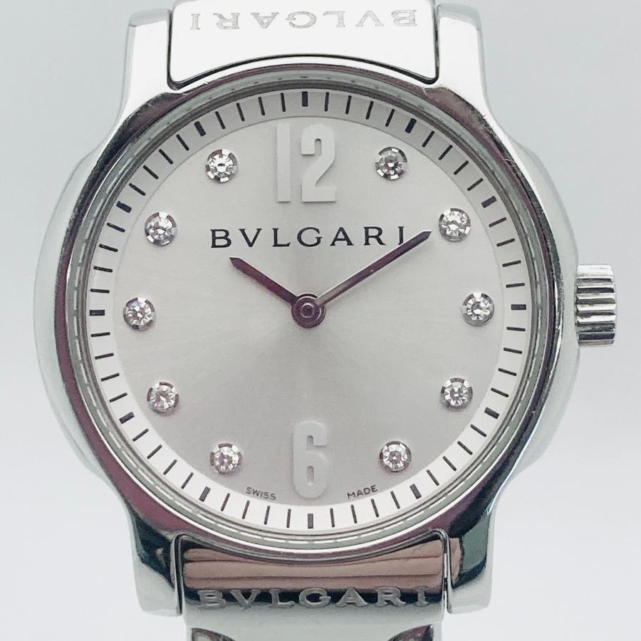 BVLGARI（ブルガリ） 【美品】ブルガリ ソロテンポ 10Pダイヤ 腕時計