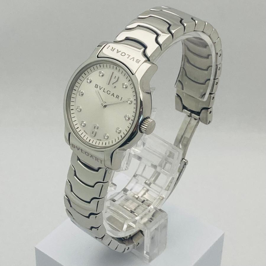 BVLGARI（ブルガリ） 【美品】ブルガリ ソロテンポ 10Pダイヤ 腕時計
