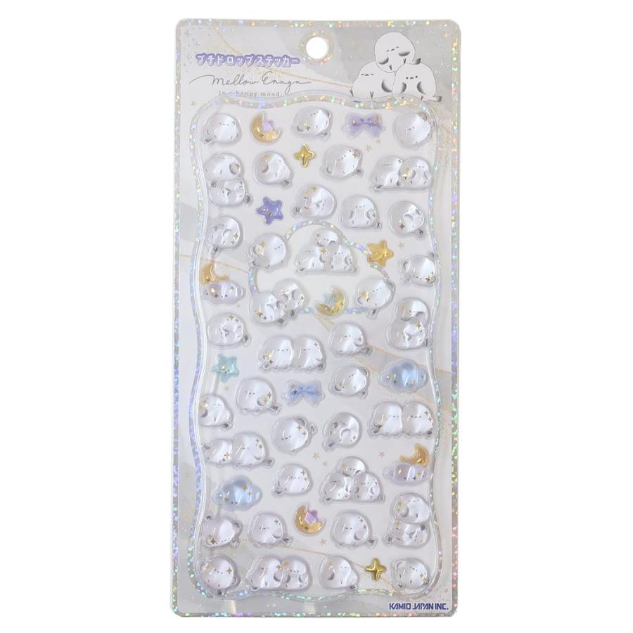 シールシート プチドロップステッカー Mellow enaga シマエナガ