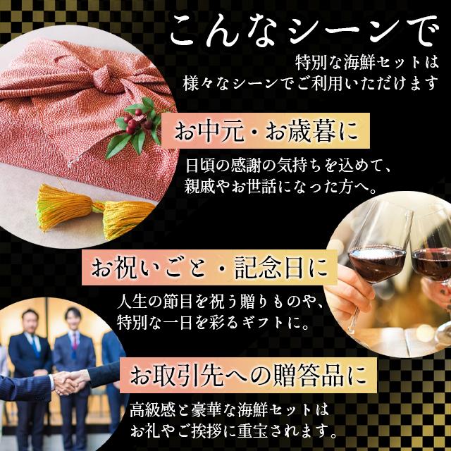 海鮮セット 北海道 お取り寄せ 特撰 潮彩(しおさい)(5品セット