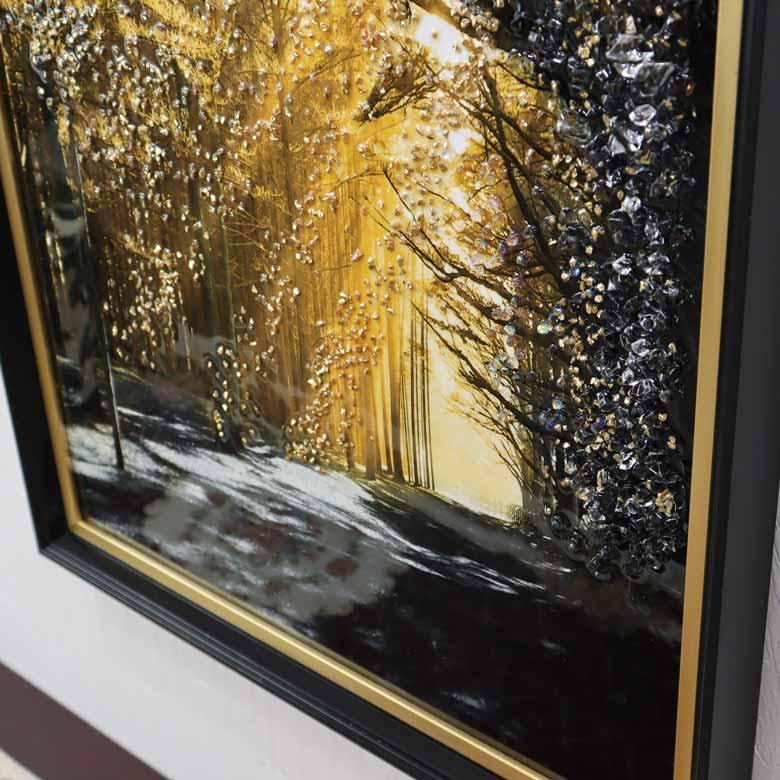 アートフレーム Lumiere/ルミエール キラキラアート 額絵 ゴールド