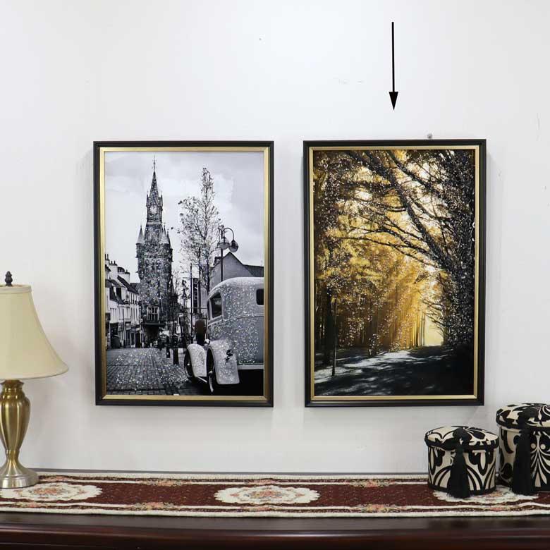 アートフレーム Lumiere/ルミエール キラキラアート 額絵 ゴールド