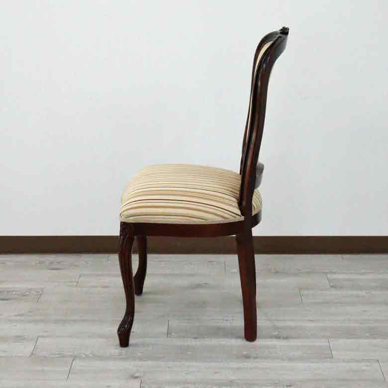 ダイニングチェア イタリア 木製 猫脚 完成品 椅子 チェア ヴェローナ