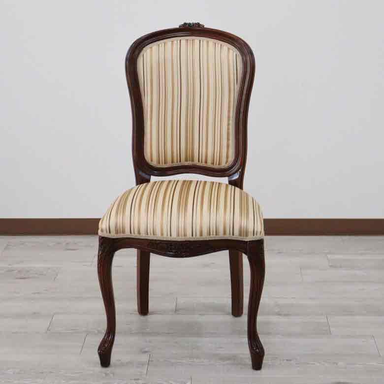 ダイニングチェア イタリア 木製 猫脚 完成品 椅子 チェア ヴェローナ