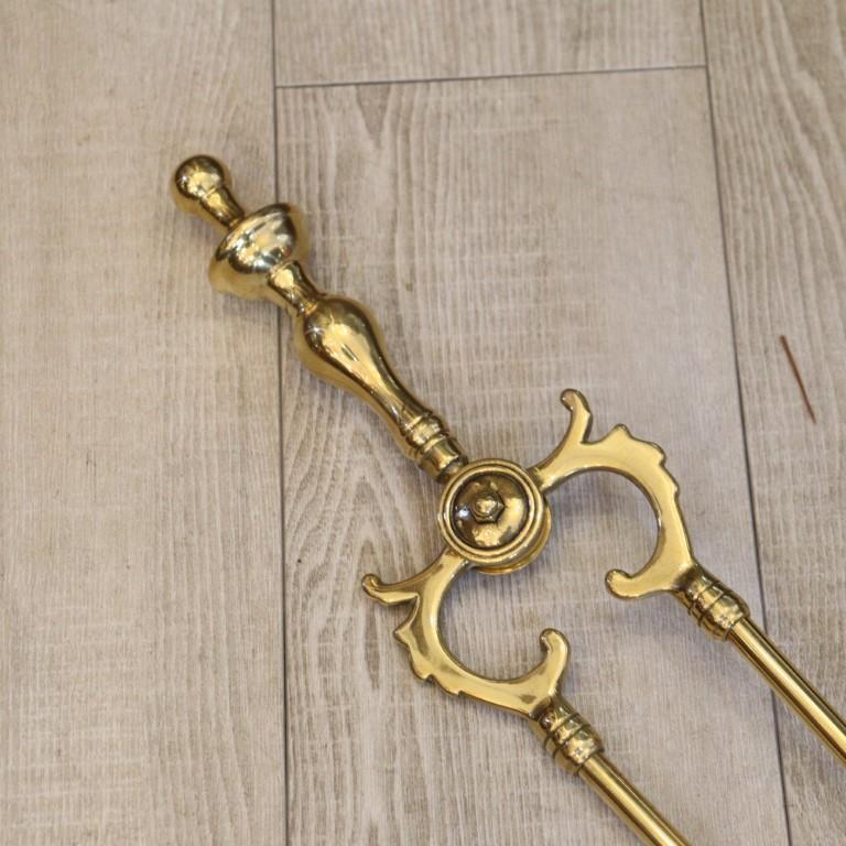 マントルピース用掃除用具L ブラス 真鍮製 暖炉 ゴールド イタリア製