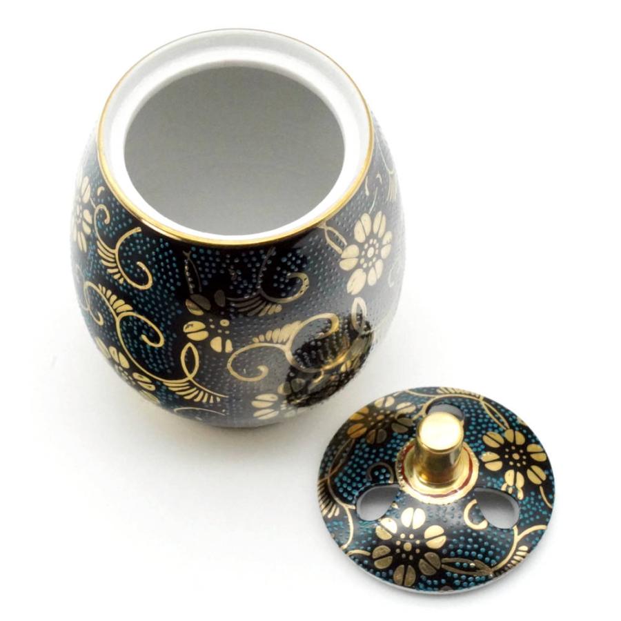 九谷焼 豆香炉 青粒B 10012104 : 北山堂 - 通販 - Yahoo!ショッピング